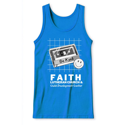 Faith Cassette Tank Top - Blue - Youth