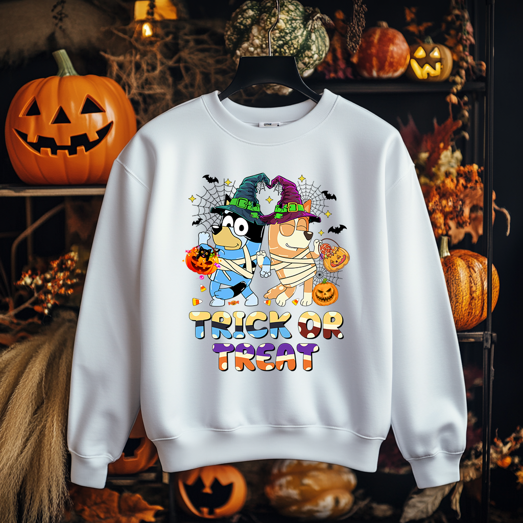 Bluey and Bingo Trick or Treat - Sweater